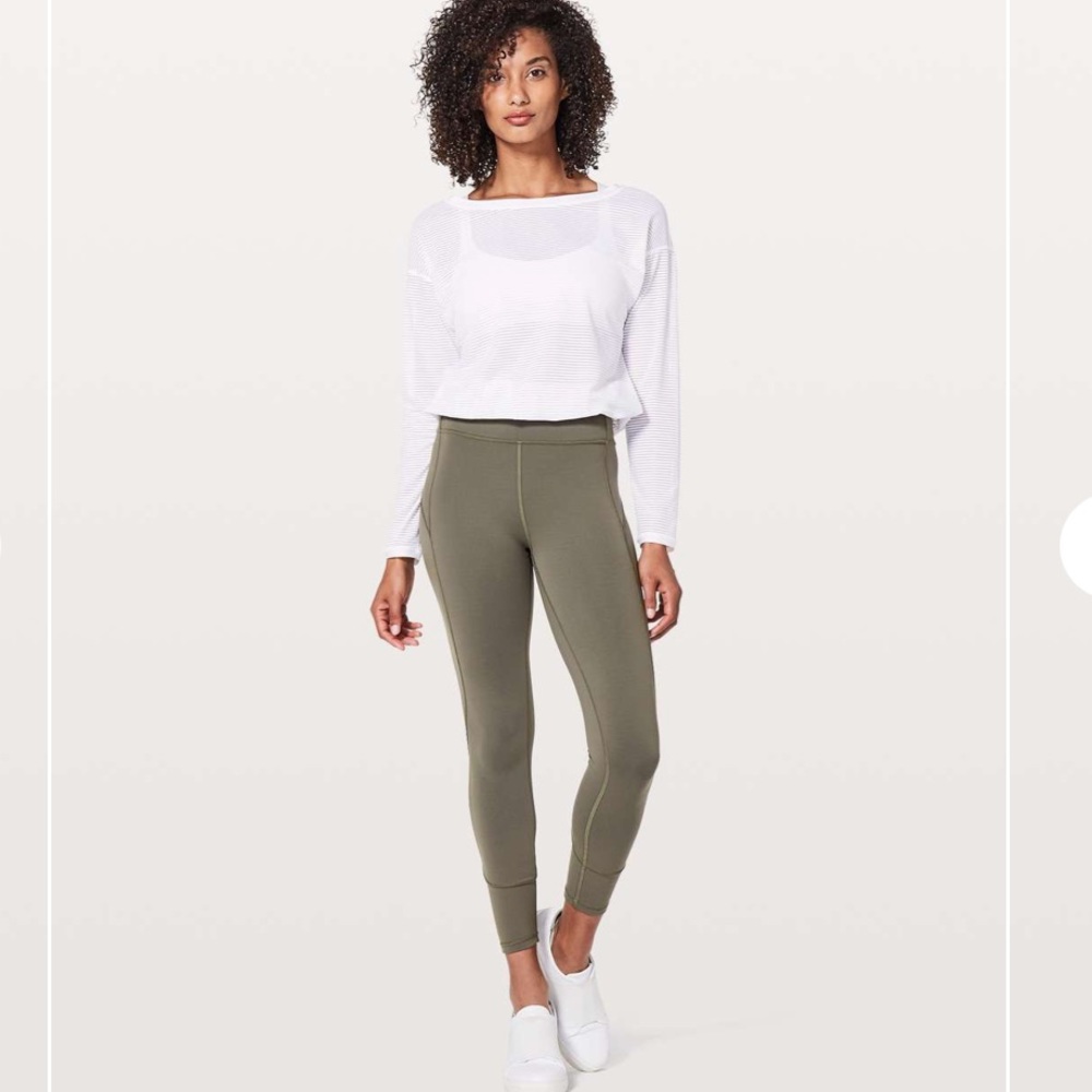 Lululemon In Movement 7/8 Everlux 25 leggings